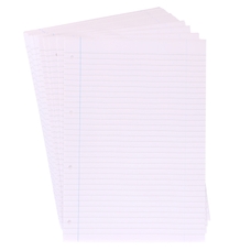 A4 Exercise Paper, 8mm Ruled With Margin, 4 Hole Punched - 5 Reams